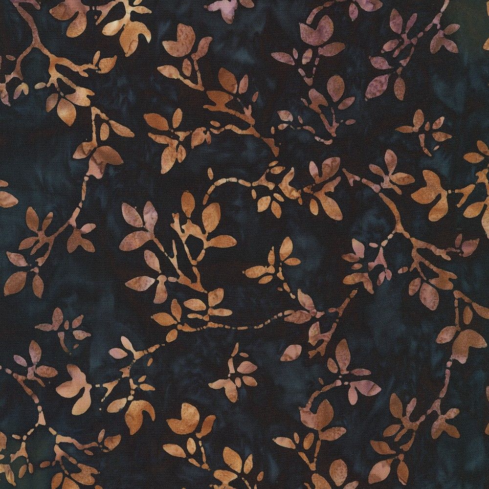 Robert Kaufman Midnight Owls artisan batiks 22844-2 black