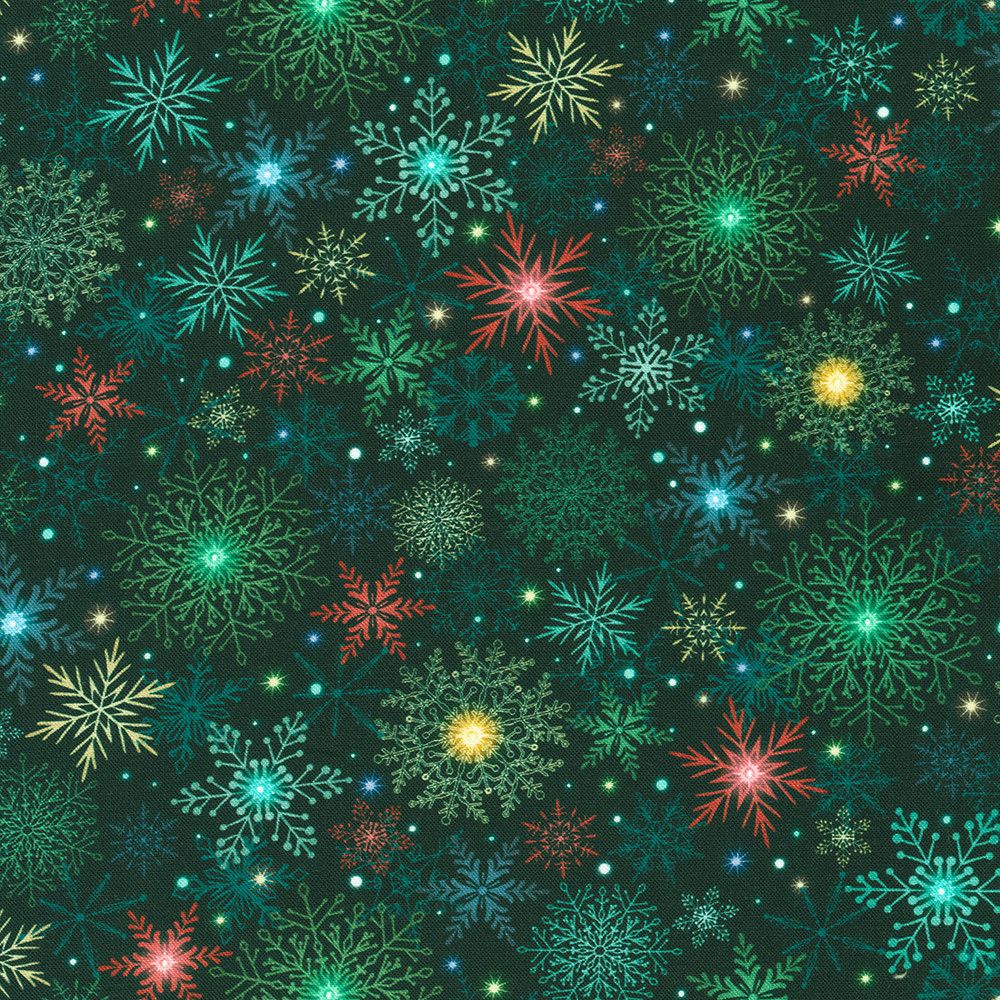 Merriment by Robert Kaufman teal 23016-213