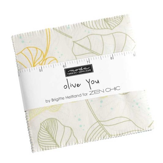 Olive You by Zen chic by Moda Charm pack PP1880
