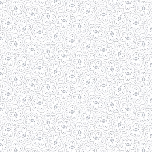 Quilter's Flour by Henry Glass Fabrics - 1682-01W - Dotted Flowers