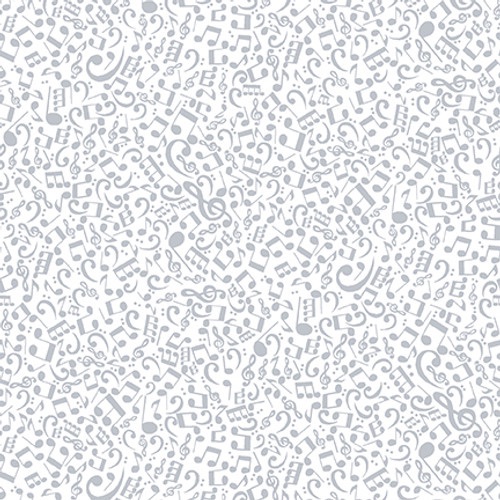 Quilter's Flour by Henry Glass Fabrics - 1685-01W - Musical Notes