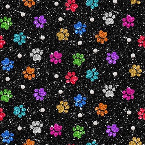 Diva Pups by Henry Glass Fabrics - 1744-99 - Paw Prints