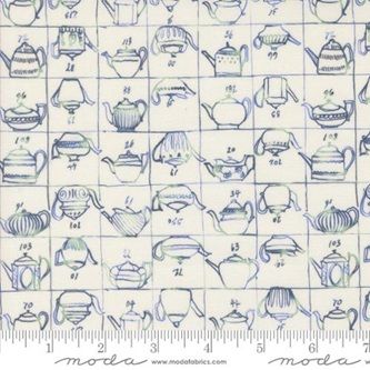 Larking by Janet Clare for Moda 24631-12 porcelain