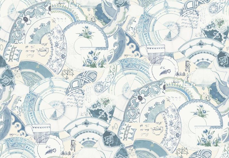 Larking by Janet Clare for Moda 24637-11 porcelain