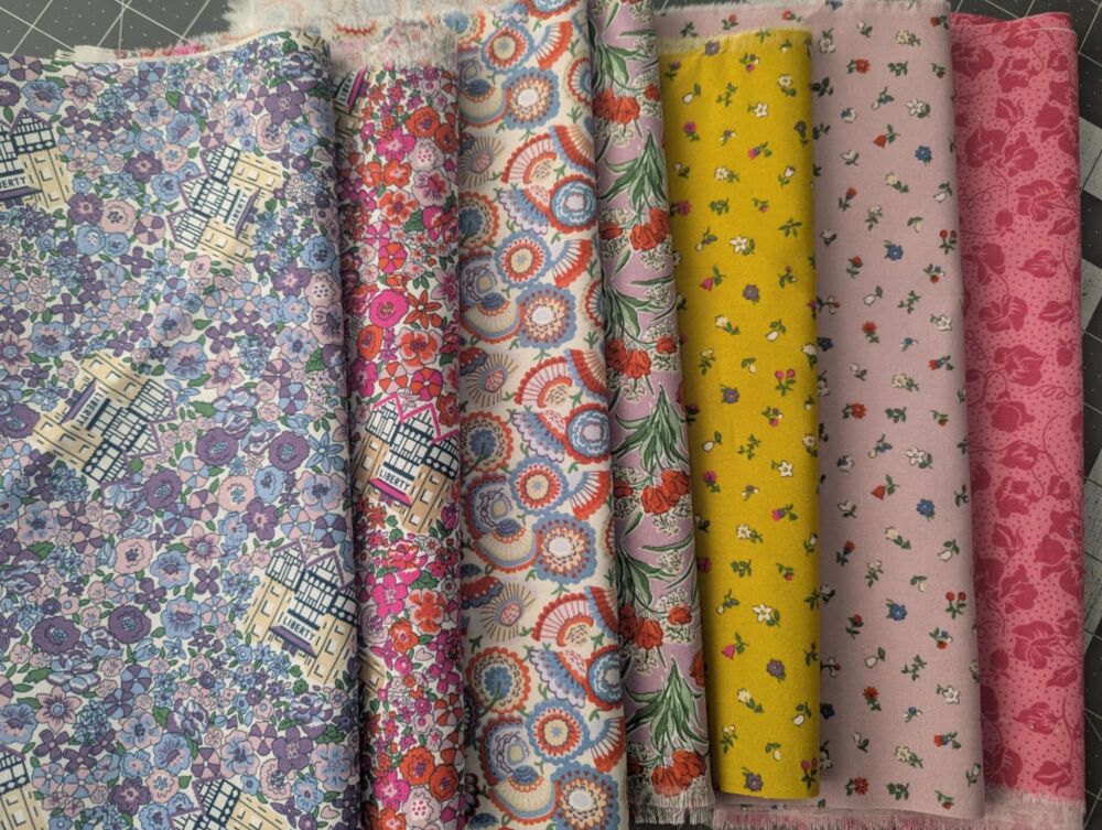 Liberty Flower Shop collection Bundle - 7 x Long Quarters