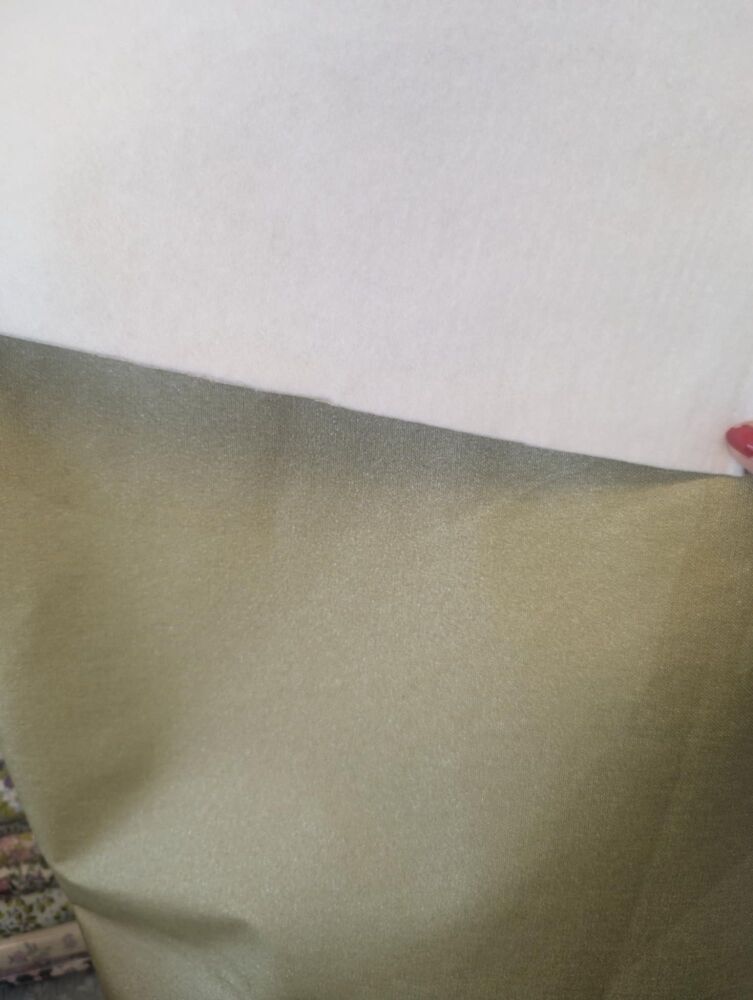 Luminex - heat resistant ironing board fabric - pale gold with Felt back - 