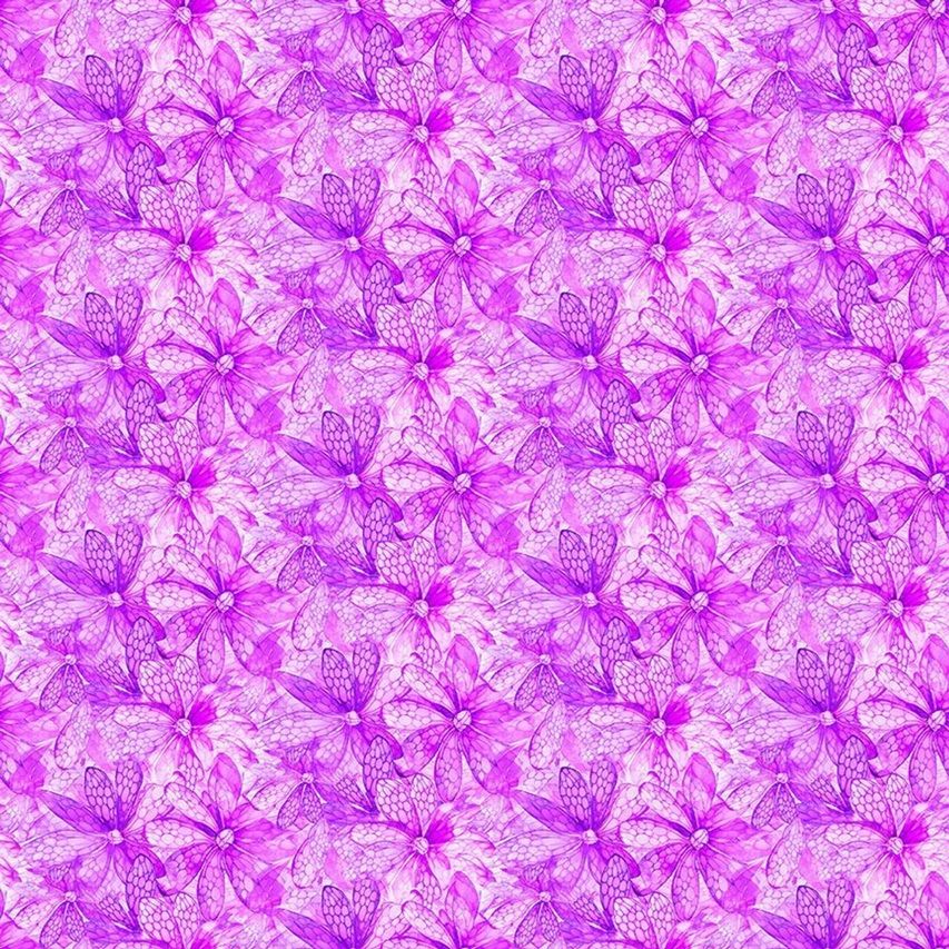 Timeless Treasures Dragonfly Illusion CD3209 Purple