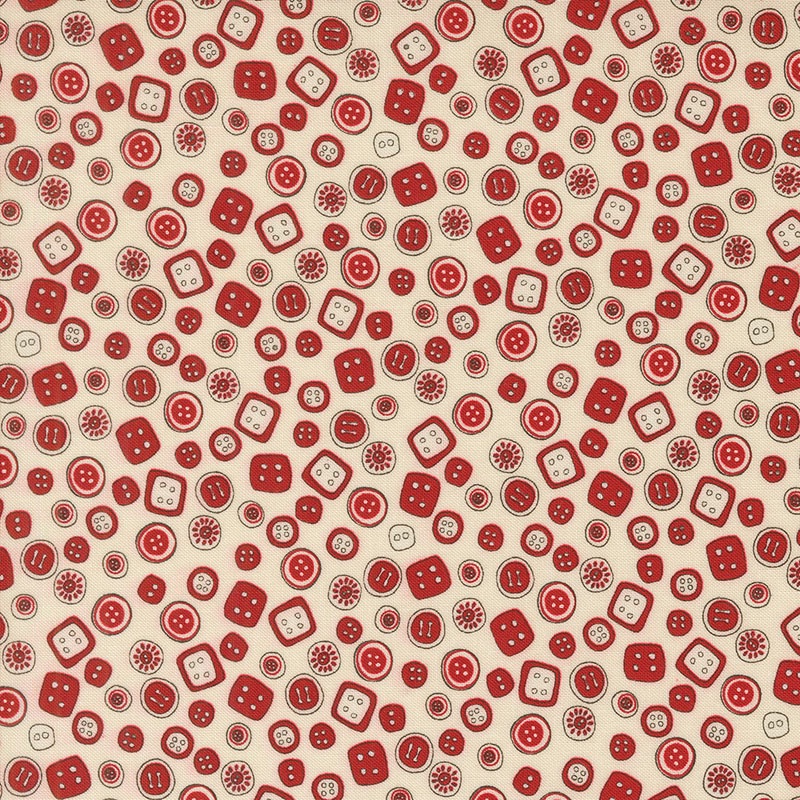 Threads by Sweetwater for Moda - Porcelain - Red 55682 11