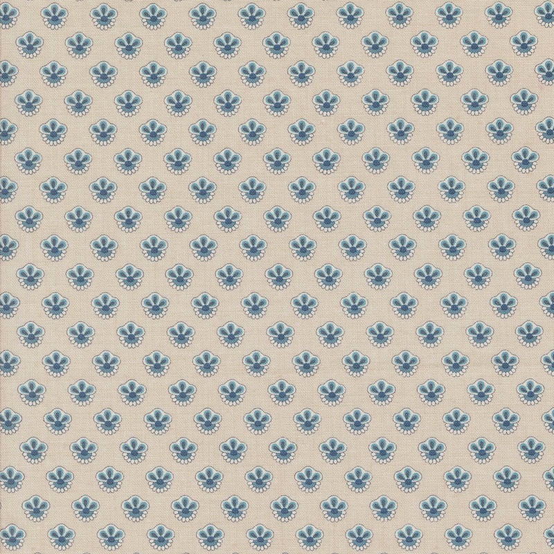 Sacre Bleu by French General for Moda - Smoke - French Blue 13977 13