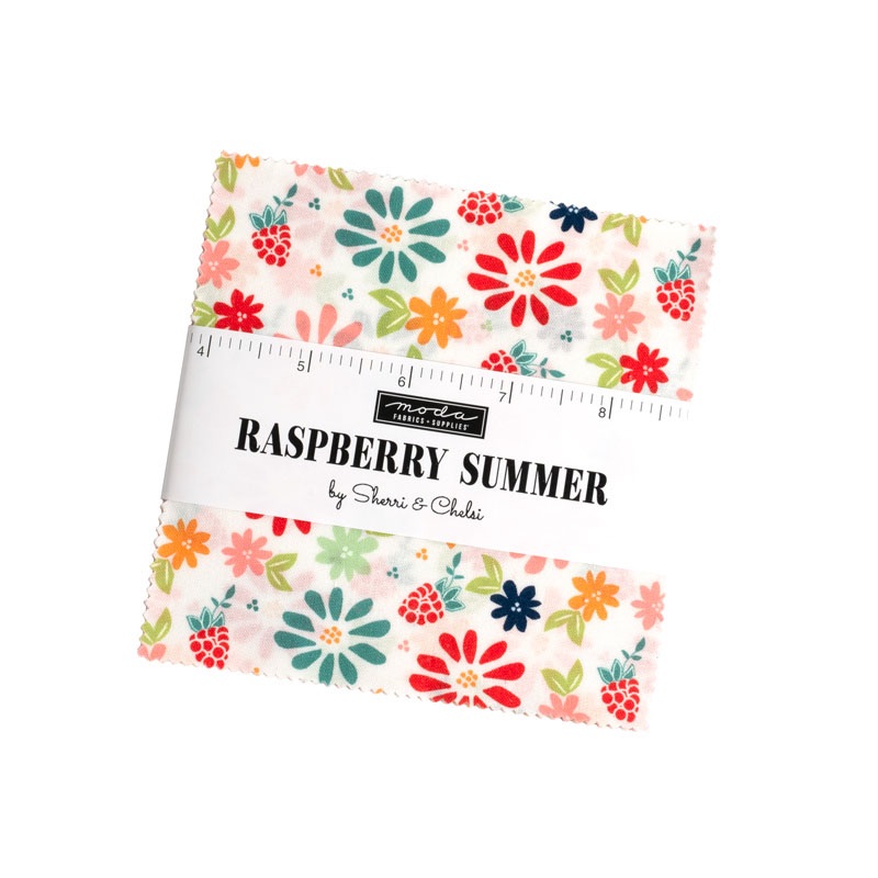 Raspberry Summer by Sherri & Chelsea for Moda - Charm Pack