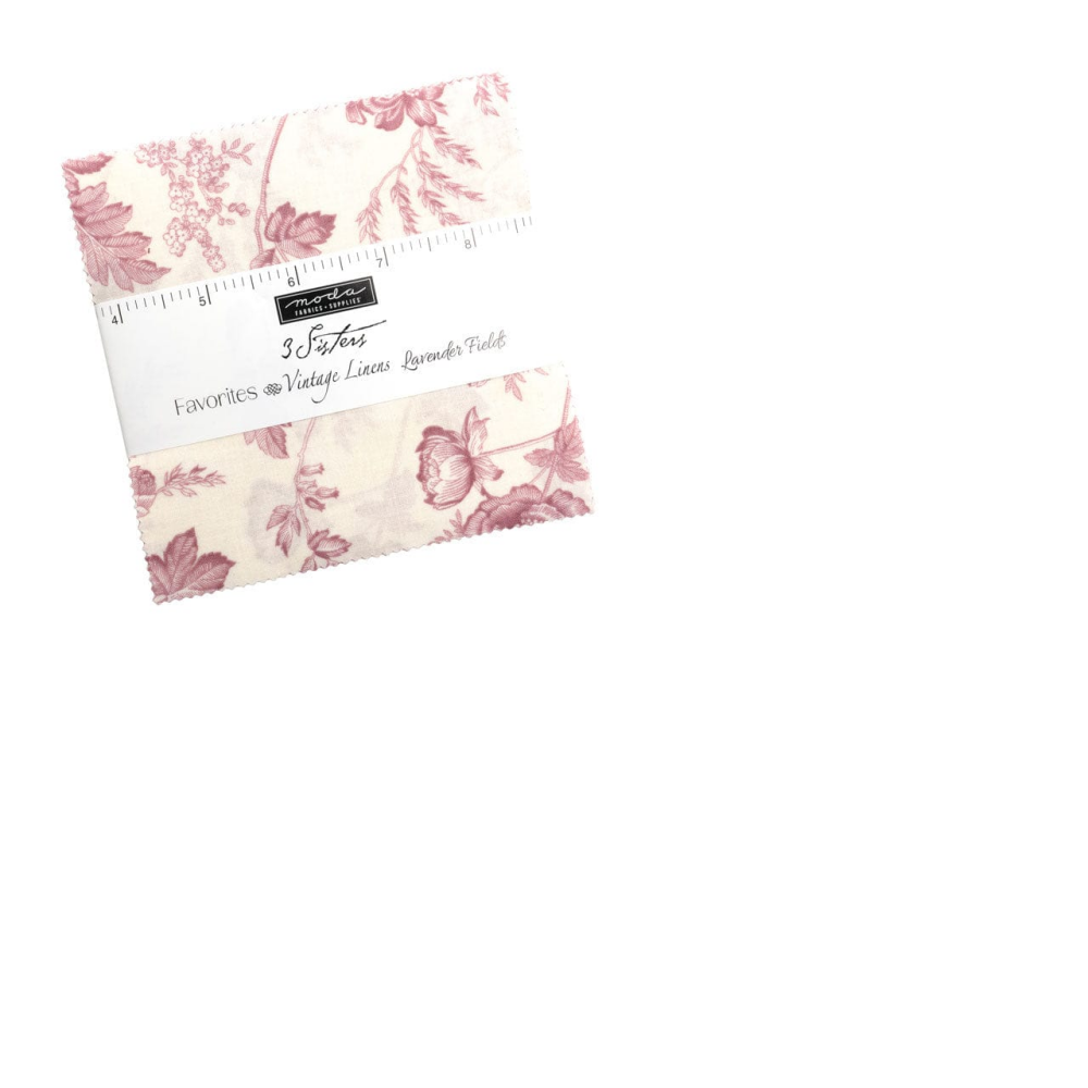 3 Sisters Favorites Vinatge Linens Lavender Fields Charm Pack by Moda  44361