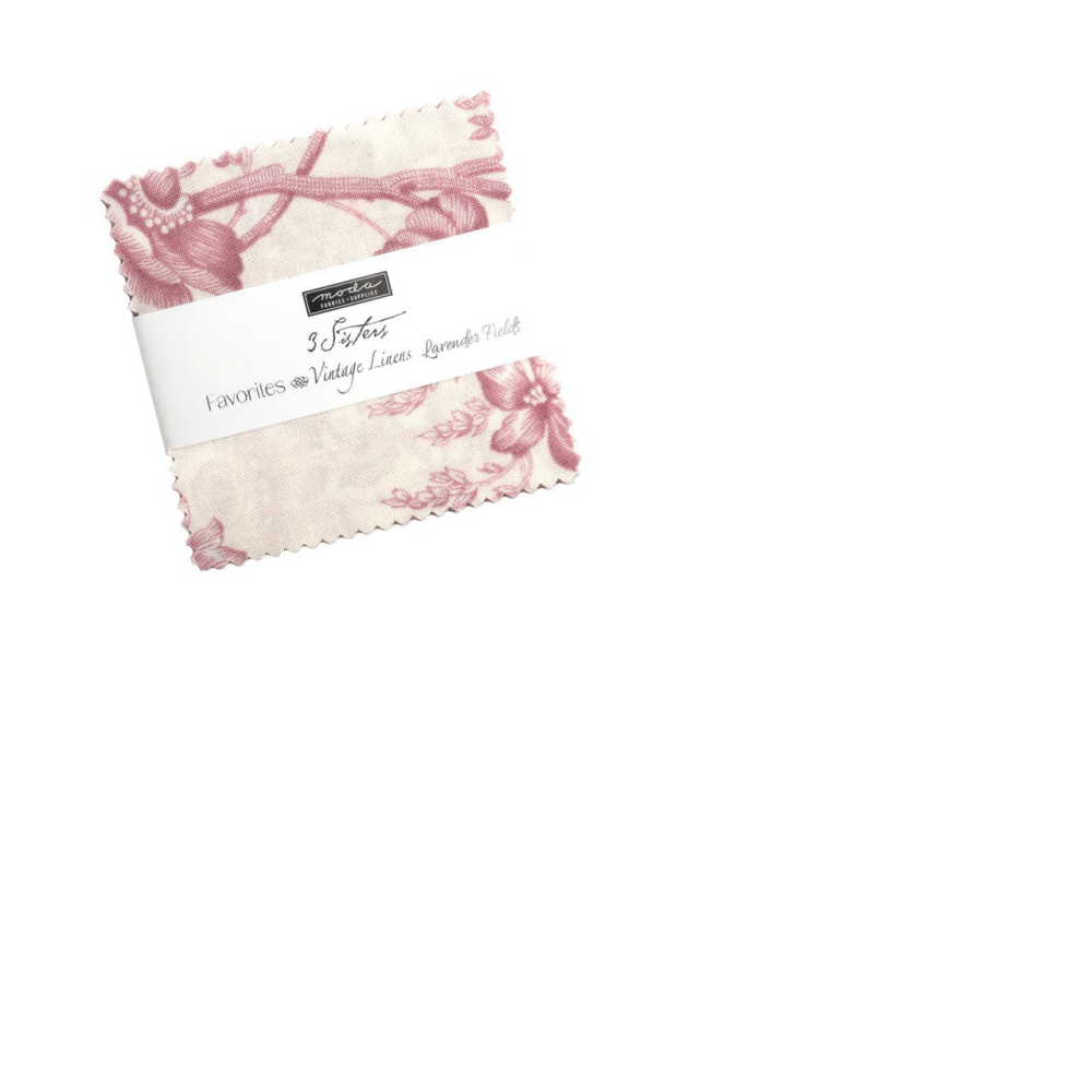 3 Sisters FavoritesVintage Kinens Lavender Fields for Moda - Mini Charm