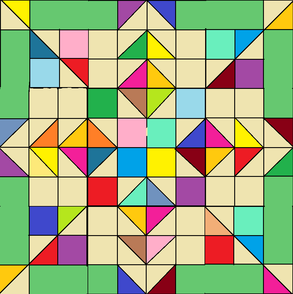 Winter Star Quilt Pattern - digital copy