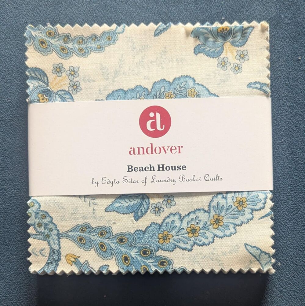 Beach House by Edyta Sitar (laundry basket Quilts) for Andover & Makower Charm Pack
