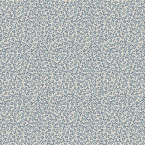 Lewis & Irene tiny berry on Cream W19 - 108" wide  BACK IN STOCK!