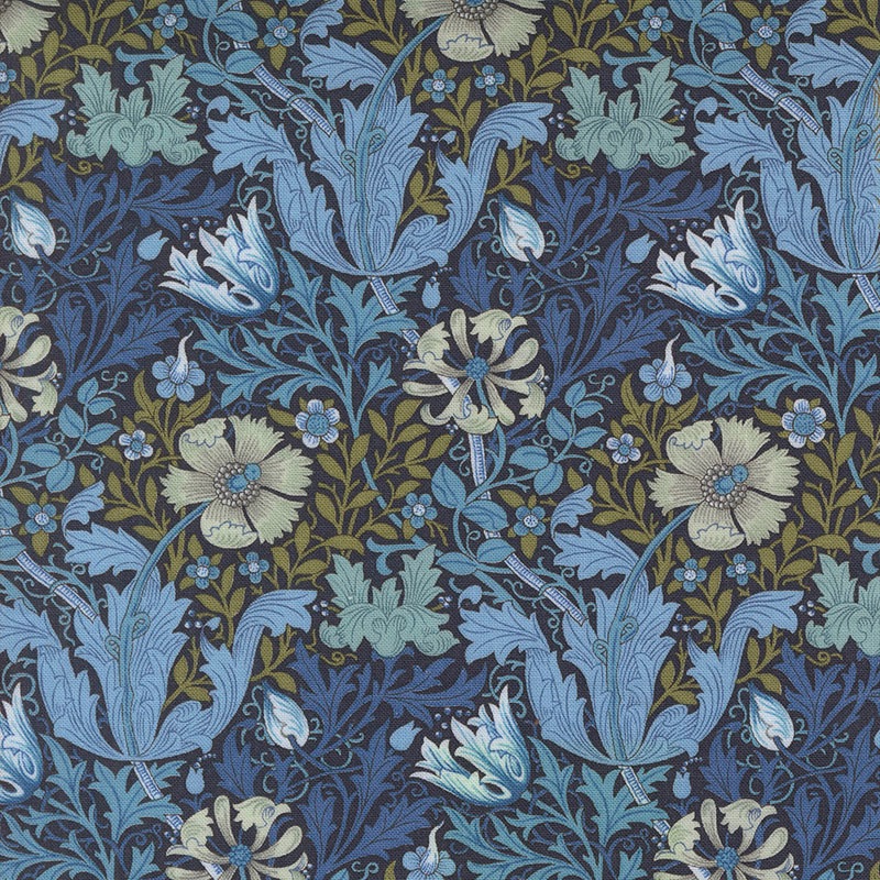 Morris Manor by Barbara Brackman for Moda - Twilight 8390 15
