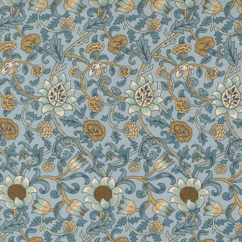 Morris Manor by Barbara Brackman for Moda - Sky 8392 13