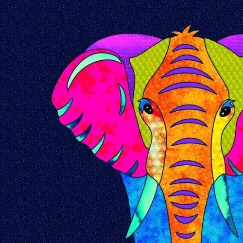 Delphine Brooks On Safari Panels - Elephant DB25