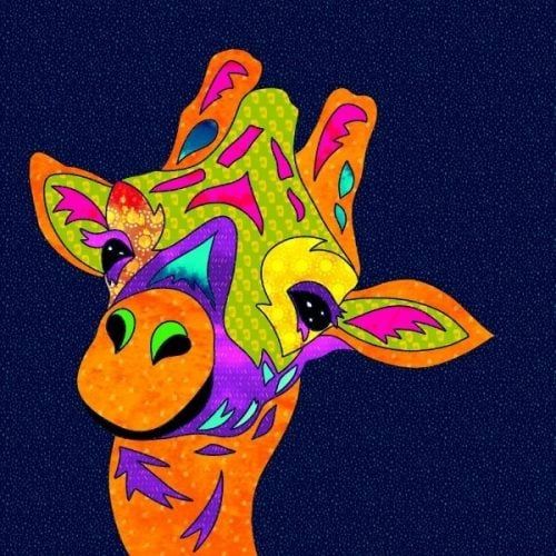 Delphine Brooks On Safari Panels - Giraffe DB26