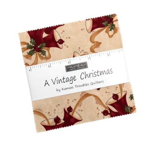A Vintage Christmas by Kansas Troubles  by Moda Charm pack PP9780