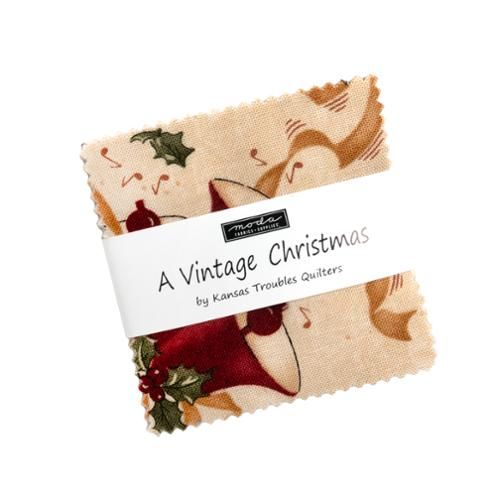 A Vintage Christmas by Kansas Troubles  by Moda Mini Charm MC9780