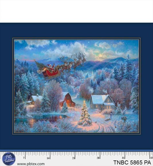 The Night before Christmas by Abraham Hunter for P&B textiles - 5865PA Panel