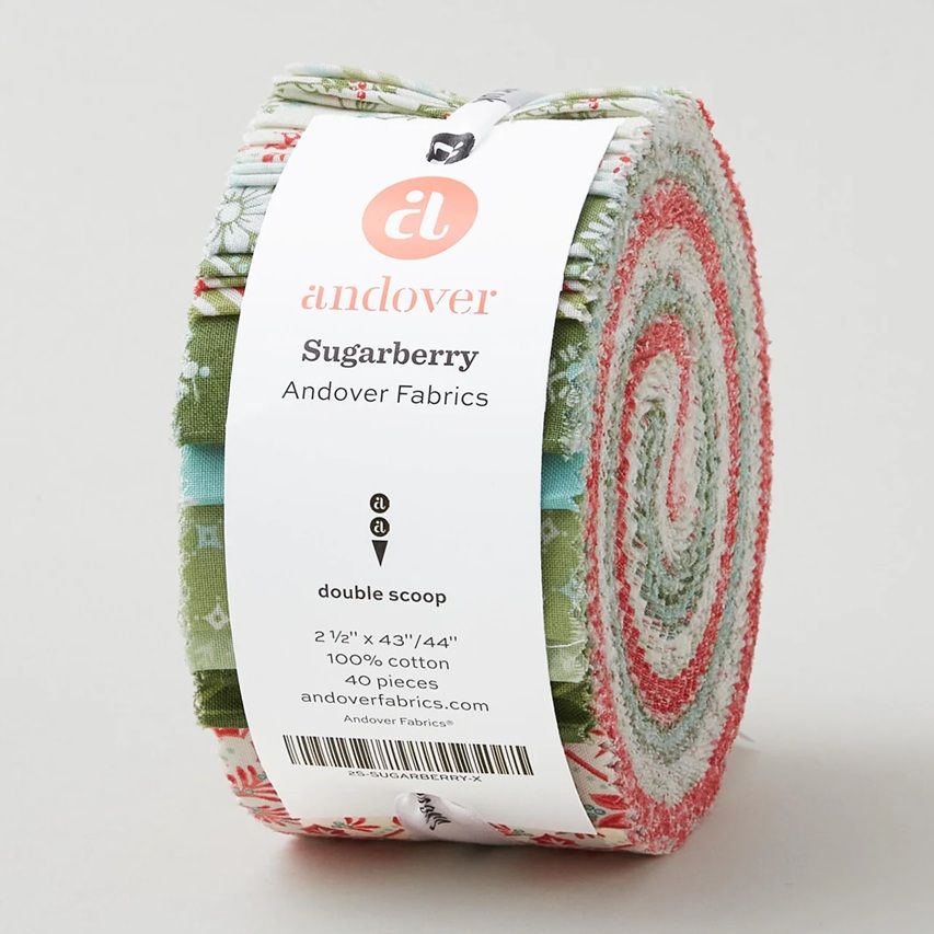 Sugarberry by Andover/Makower Strip Roll (Jelly Roll) 2S/SB