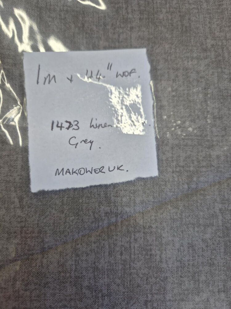Makower Linen Texture - 1473 mid grey/taupe S5 1m x 44