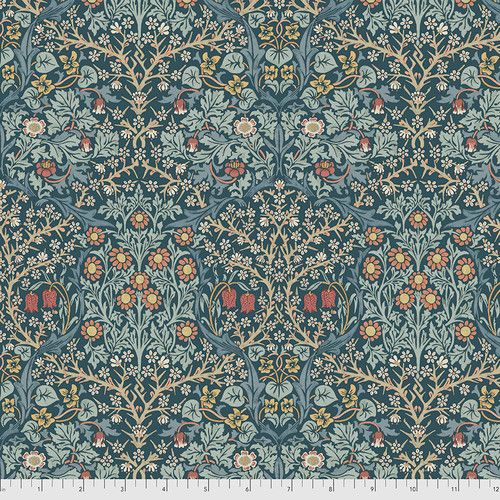The Original Morris & Co - Blackthorn- Indigo PWWM055