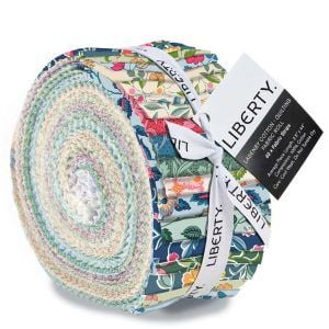 Liberty Craft Garden Collection 40 Strip Roll (jelly roll)