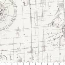 Modern Backgrounds 108" by Zen Chic for Moda - White 108027 11