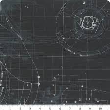 Modern Backgrounds 108" by Zen Chic for Moda - Black 108028 15