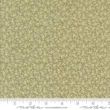 A Very Sweet Christmas by Bunny Hill Designs for Moda - 3065 16 - Leaves on Pine Green