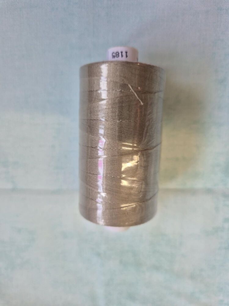 Mettler Silk Finish Cotton 40 1000m 1185 dark taupe