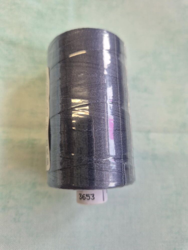 Mettler Silk Finish Cotton 40 1000m 3653 blue grey