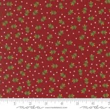 Emmitt and Ivy by Sweetwater for Moda - 55692 12 Red with Christmas Trees