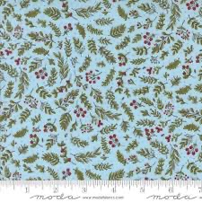 Emmitt and Ivy by Sweetwater for Moda - 55695 16 Sky Blue with foliage