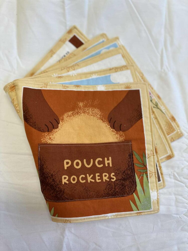 Pouch Rockers Fabric Book