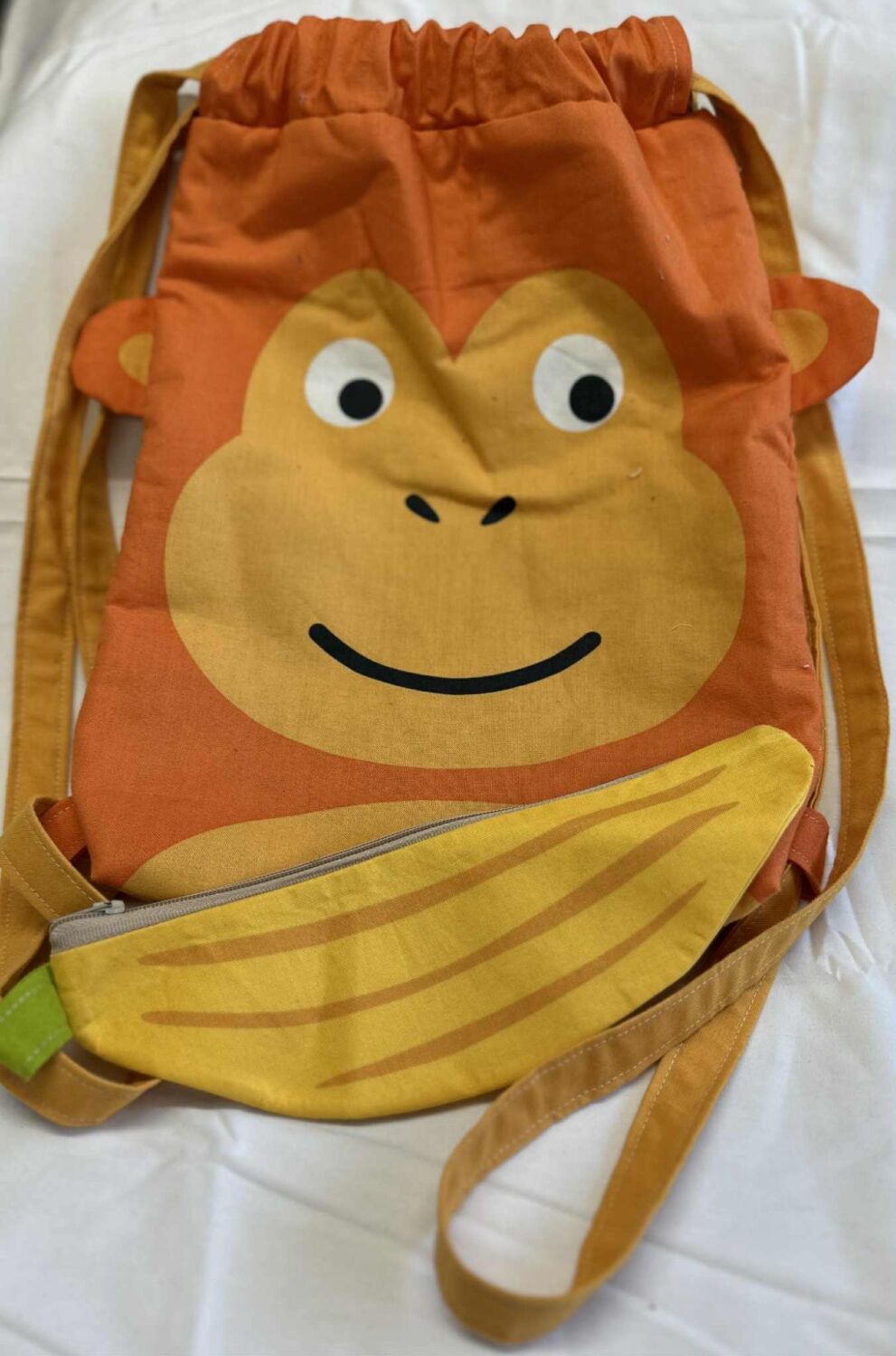 Monkey Back pack with Banana pouch