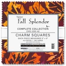 Fall Splendour by Artisan Batiks for Robert Kaufman - Charm Squares