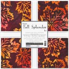Fall Splendour by Artisan Batiks for Robert Kaufman - Ten Square (Layer Cake)