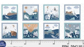 Polar Pals by P&B textiles Panel PP5843MU