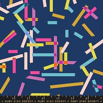 Washi Plus by Rashida Coleman-Hale for Ruby Star RS1090 16 Bluebell Scatter Tape