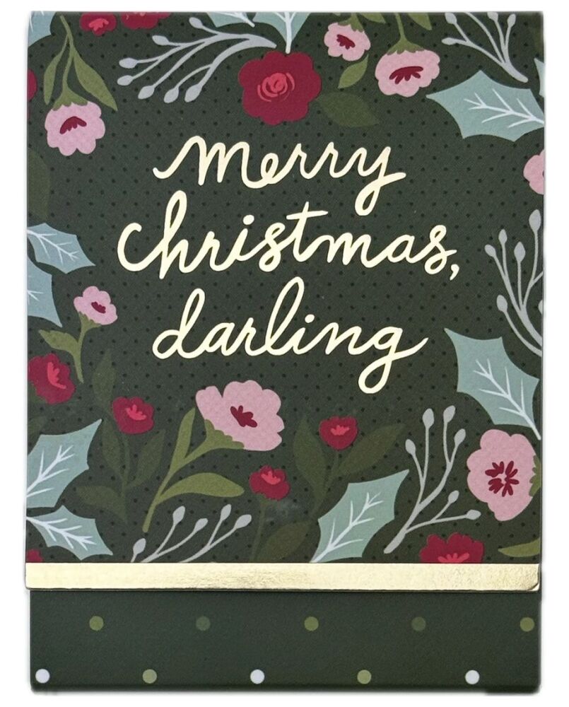 Berry & Pine Magnetic Pocket Notebook - Merry Christmas Darling