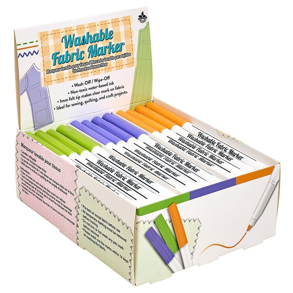 Washable Fabric marker - Orange