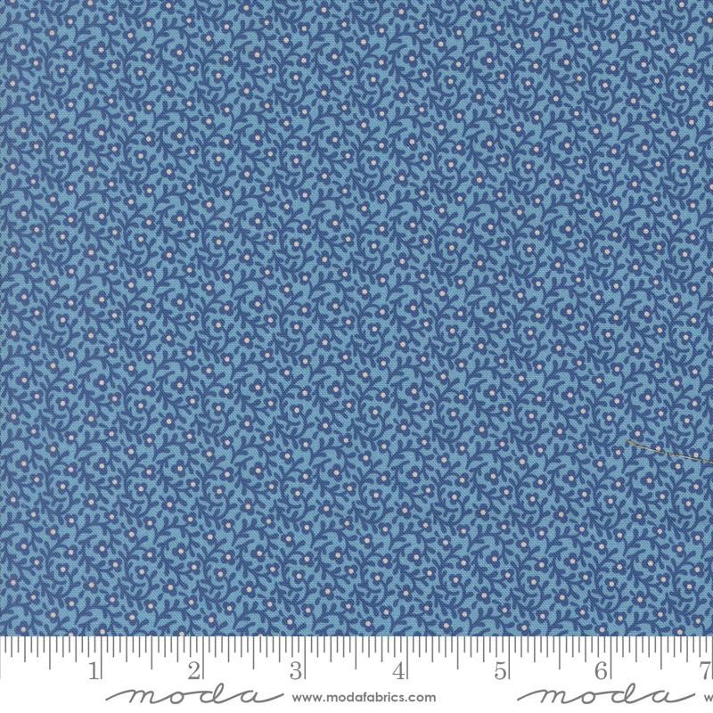 Sally' Stitches by Betsy Chutchian for Moda prussian blue 31714 13