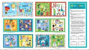 What a World by Jill Macdonald for P&B Textiles Soft Book Panel 05977PA