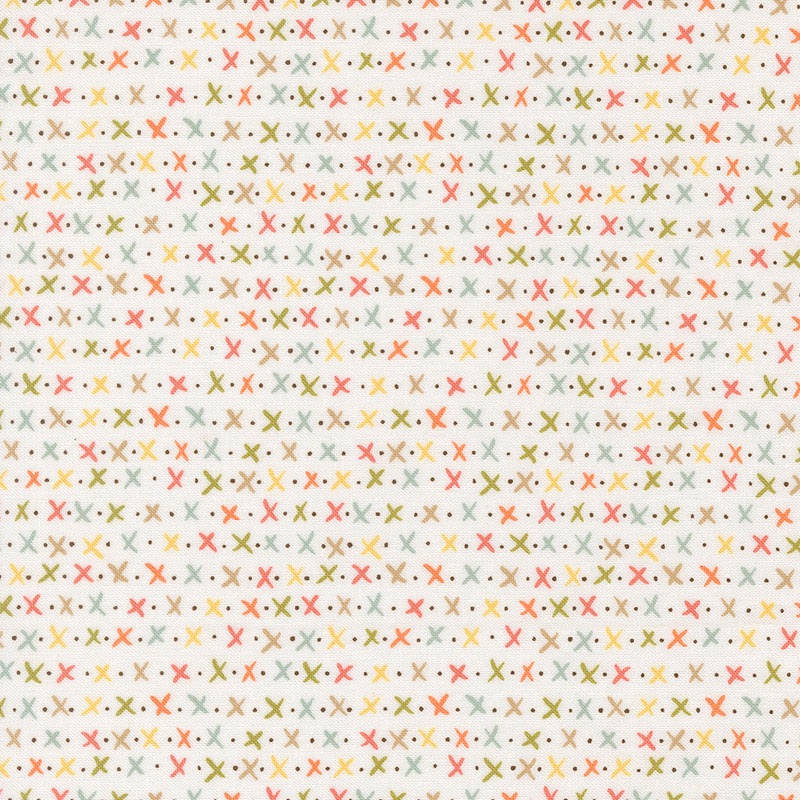 Lucky by Sweetwater for Moda - Cloud 55705-11 Crosses and Dots