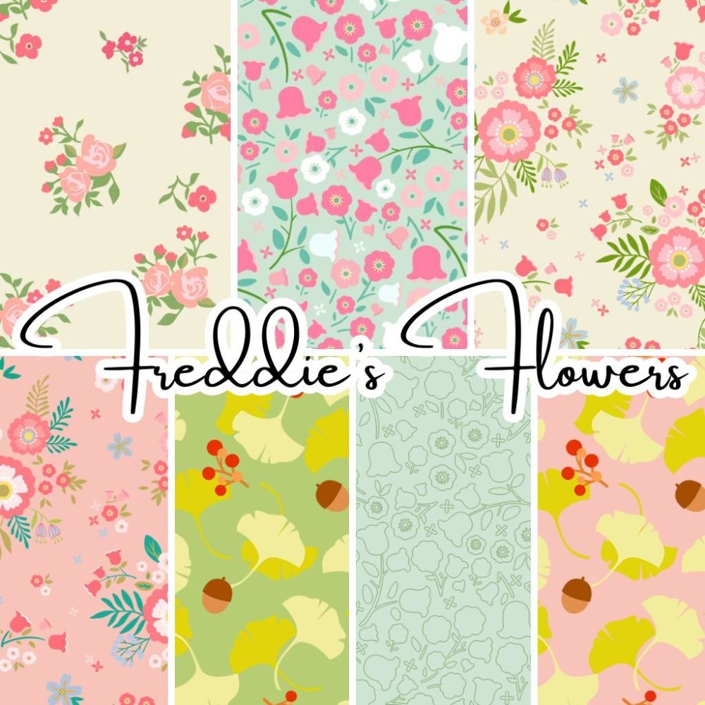 Freddie's Flowers by Fin Fabrics