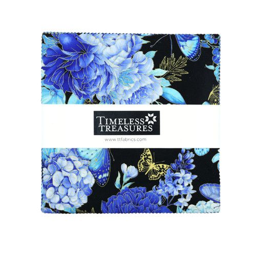 Timeless Treasures Escapade CP10SQ42-CM layer cake